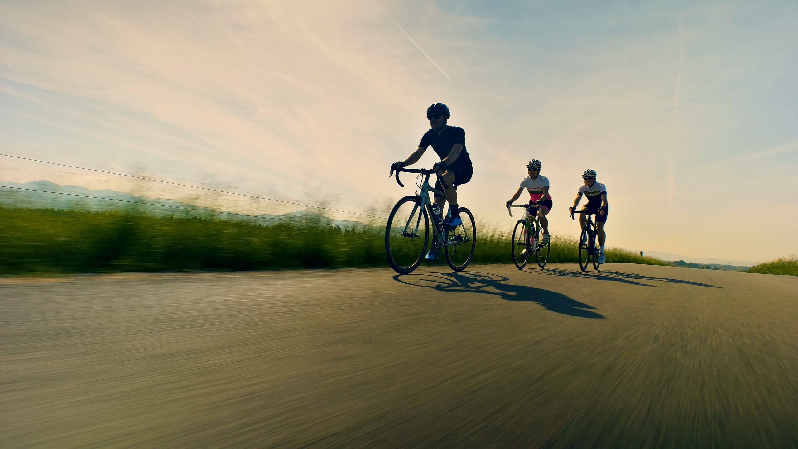 Bikegroup on street