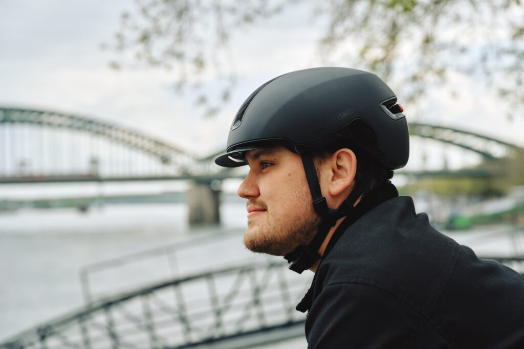 Biker watching